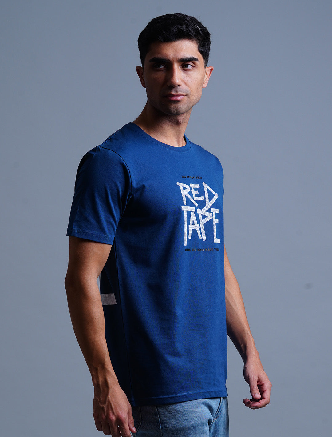 Cotton Oversized T-Shirt - Blue