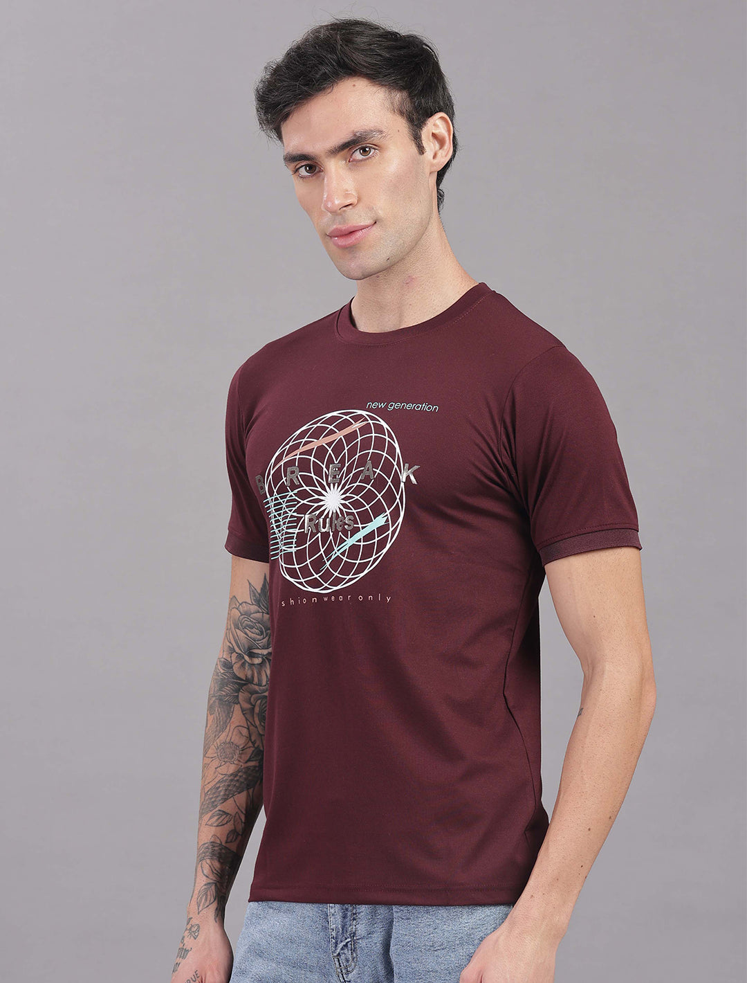 Doby Tensil Lycra - Maroon