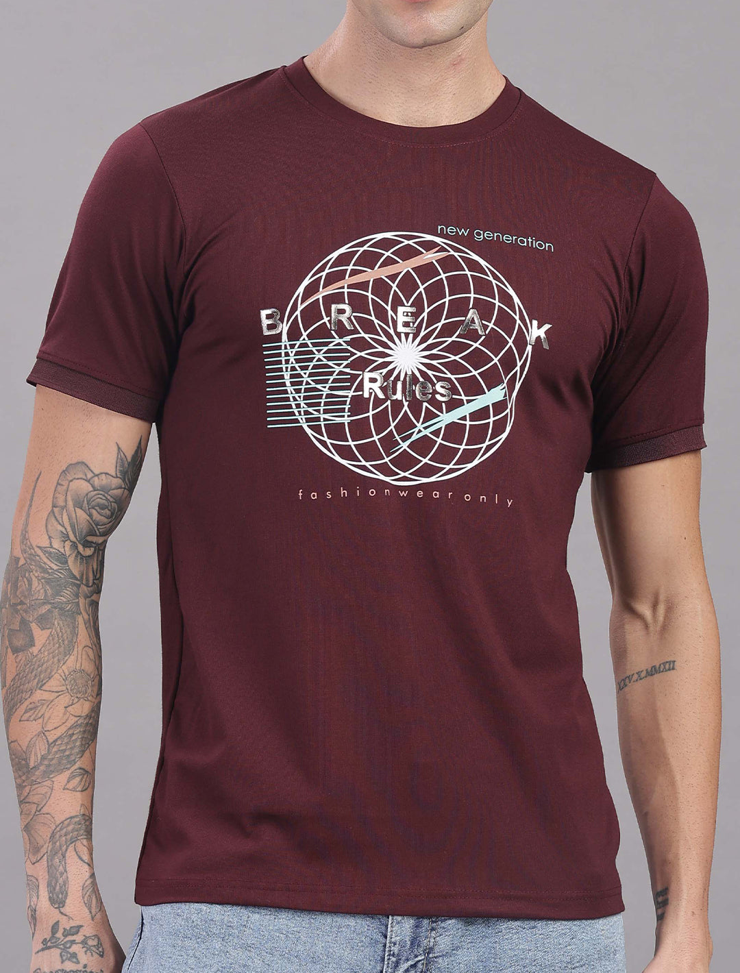 Doby Tensil Lycra - Maroon