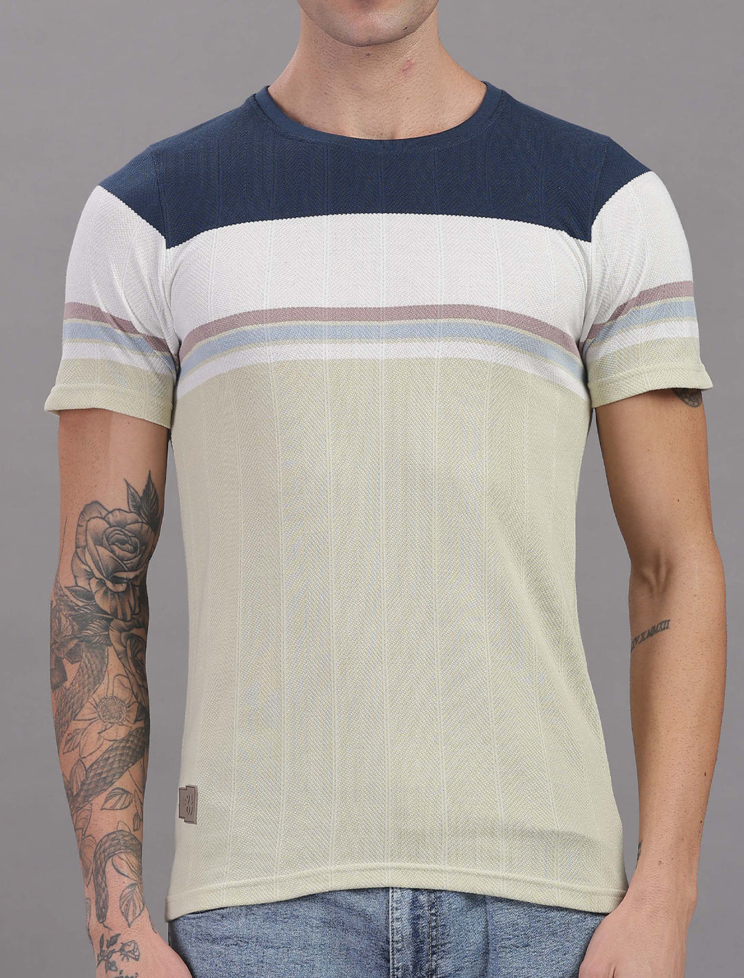 Jacquard Auto stripes - Green