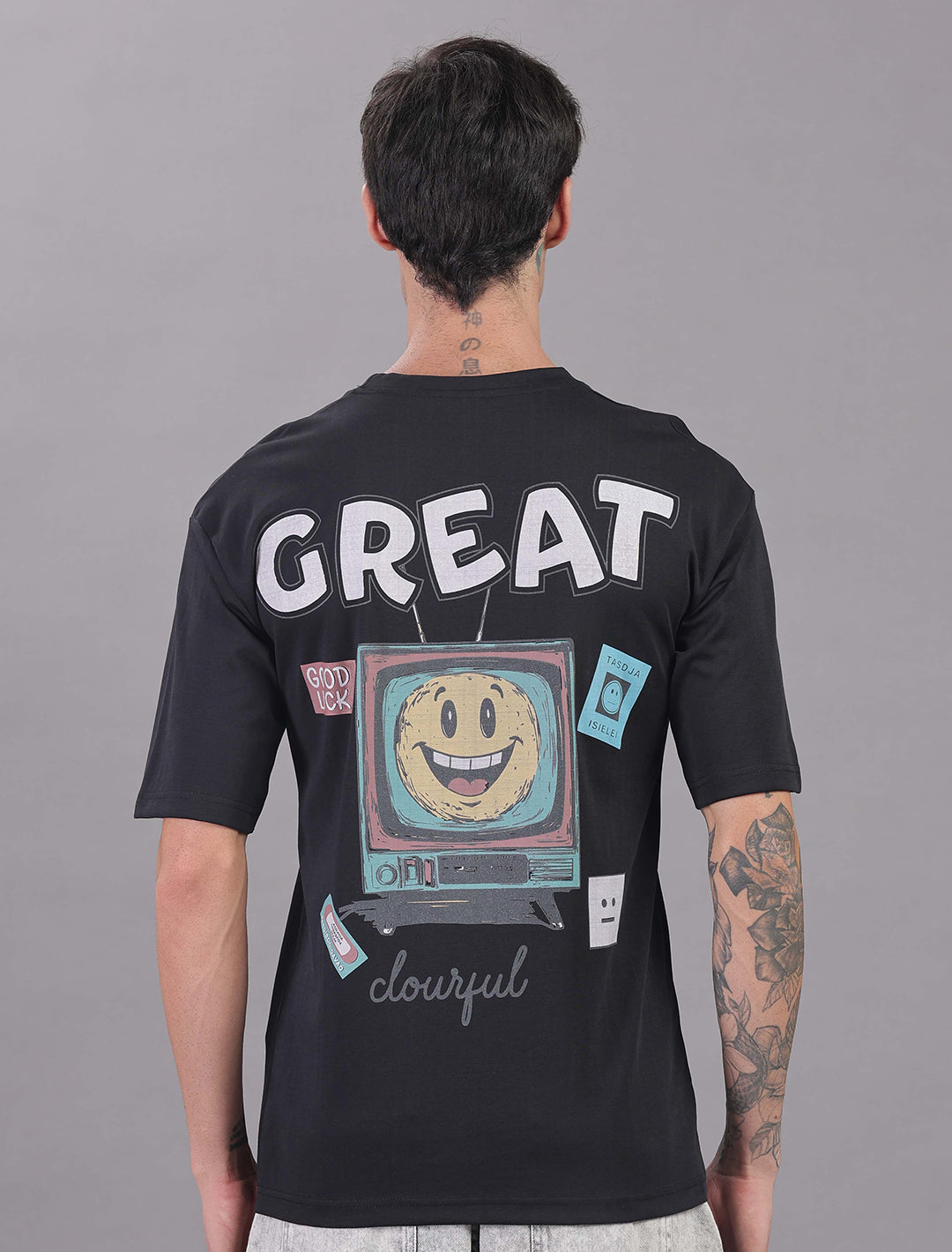 Interlock Canvas Oversized - Black