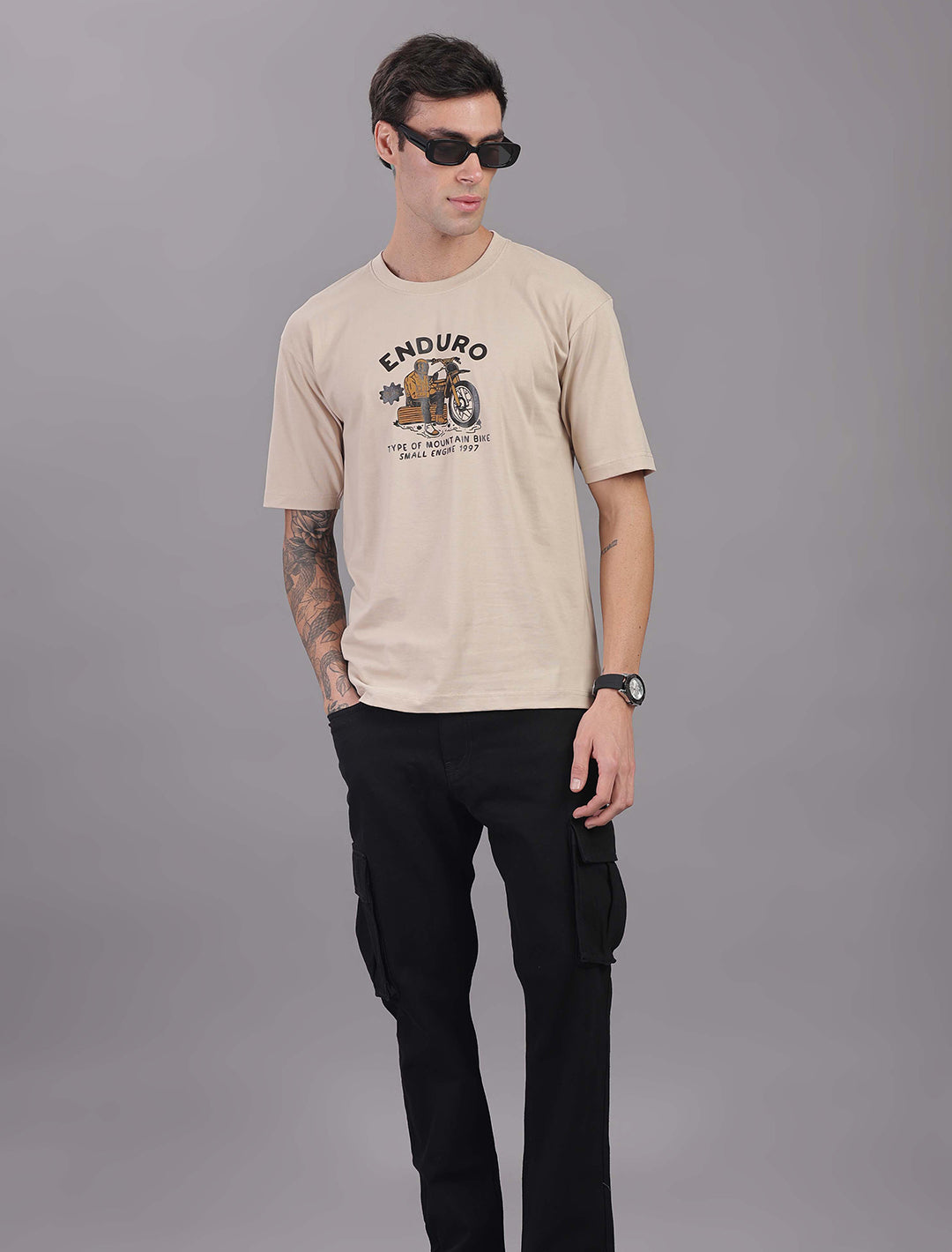 Cotton Oversized Drop Shoulder - Cream