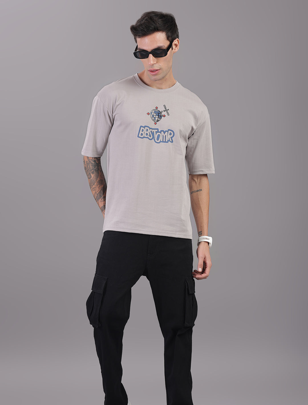Interlock Canvas Oversized - Light Grey