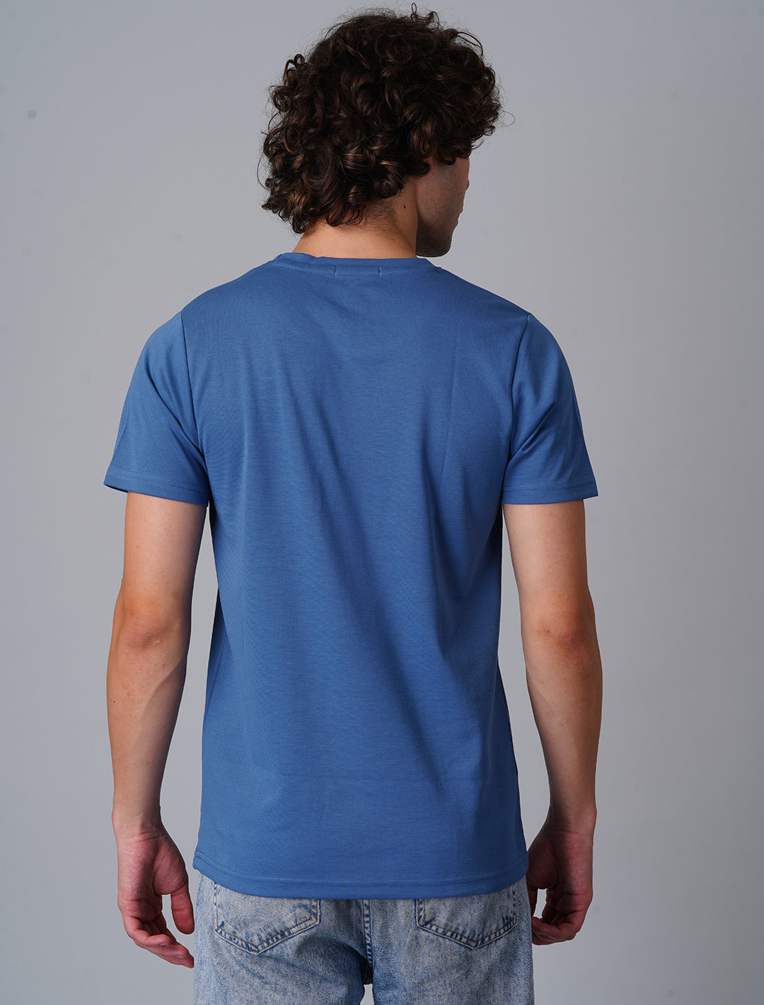 Crew Neck Half Sleeve Canvas - Dark Blue