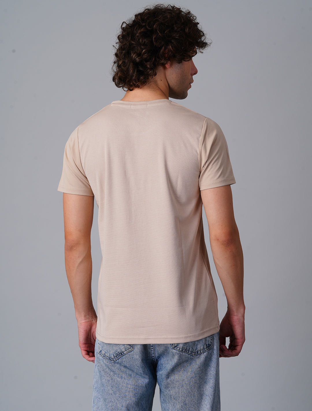 Crew Neck Half Sleeve Canvas - Dust Grey