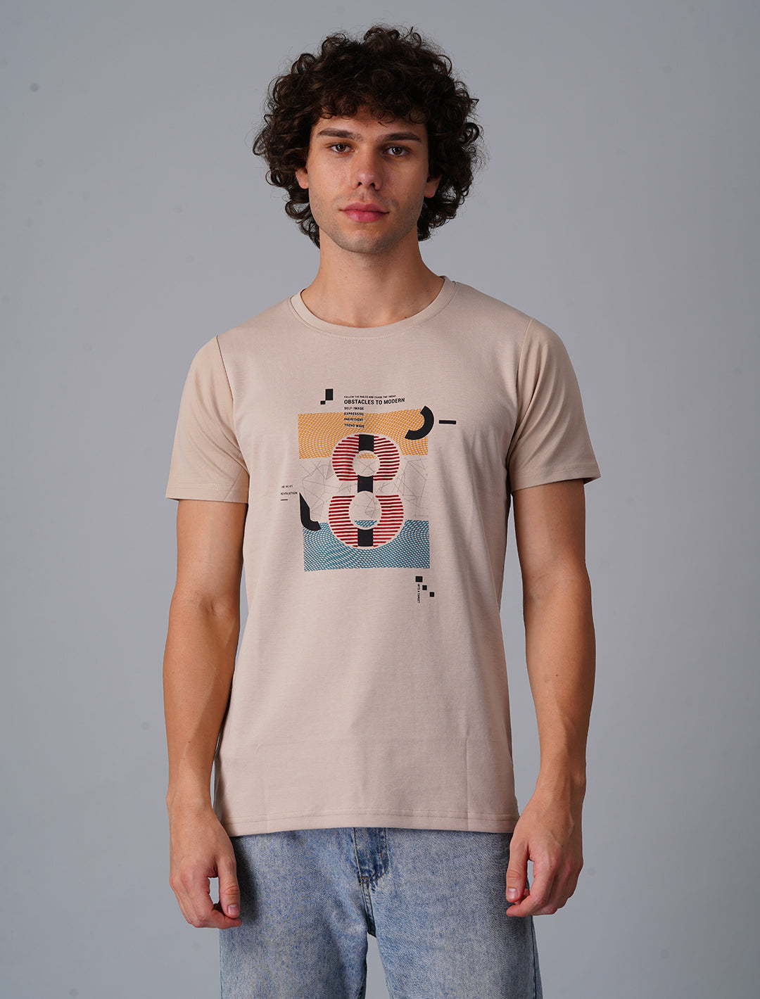 Crew Neck Half Sleeve Canvas - Dust Grey