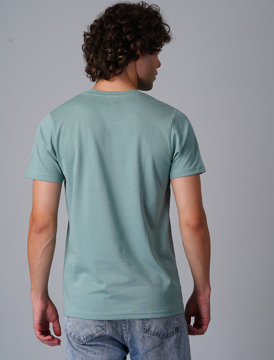 Crew Neck Half Sleeve Canvas - Green