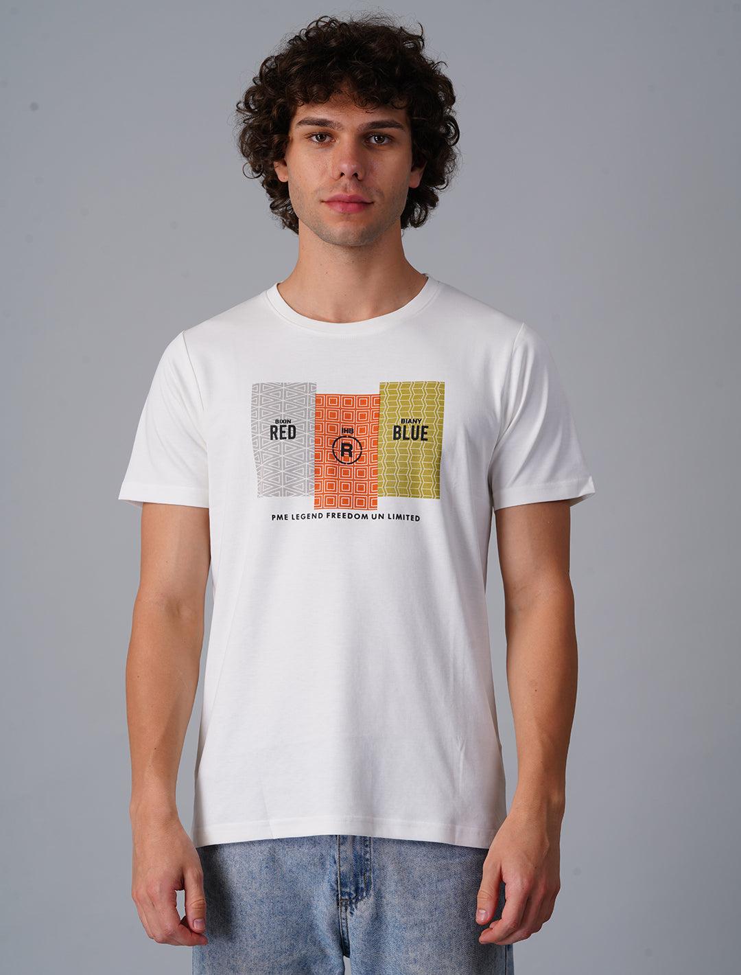 Crew Neck Half Sleeve Canvas - White