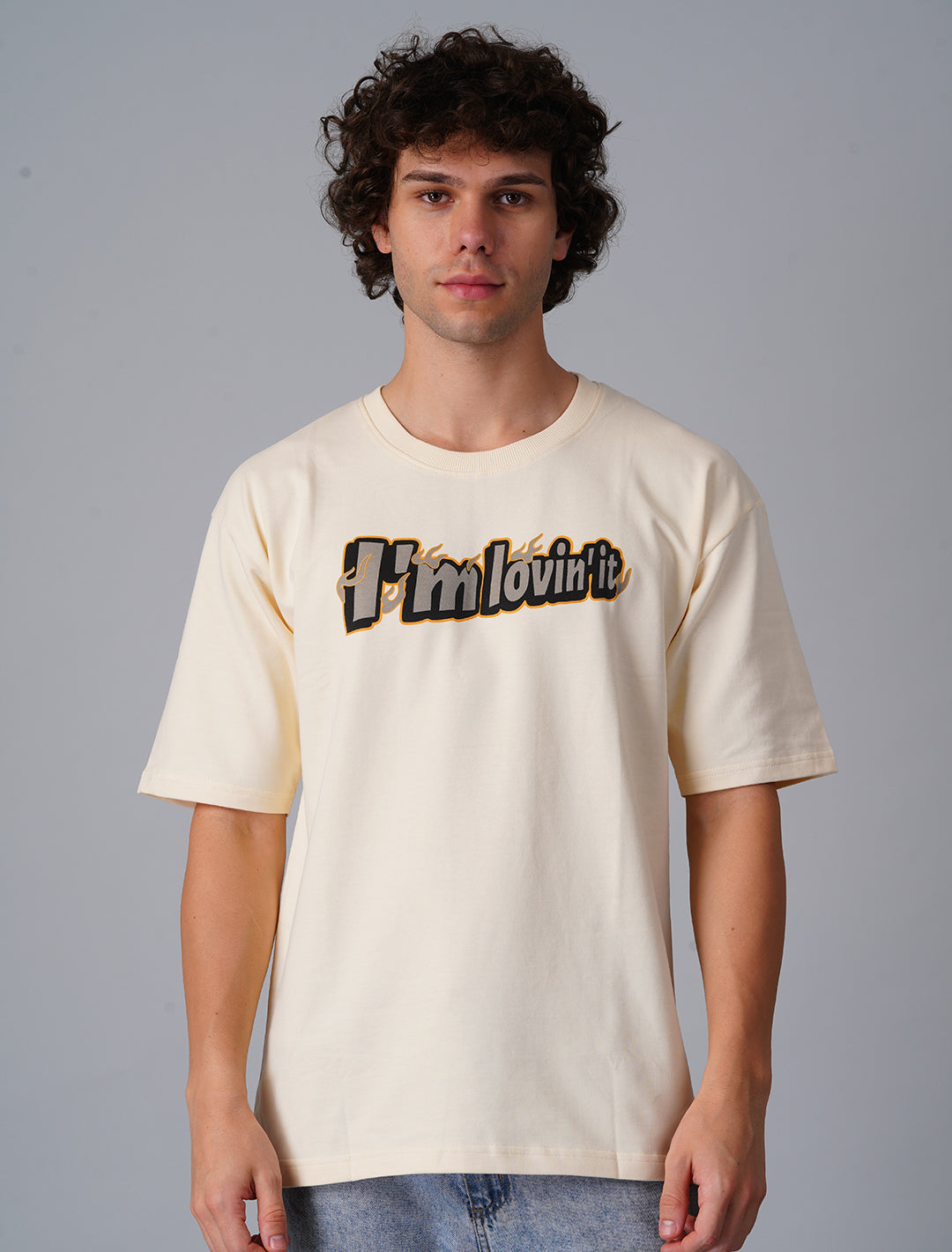 Oversized Terry Looper T-Shirt -OffWhite