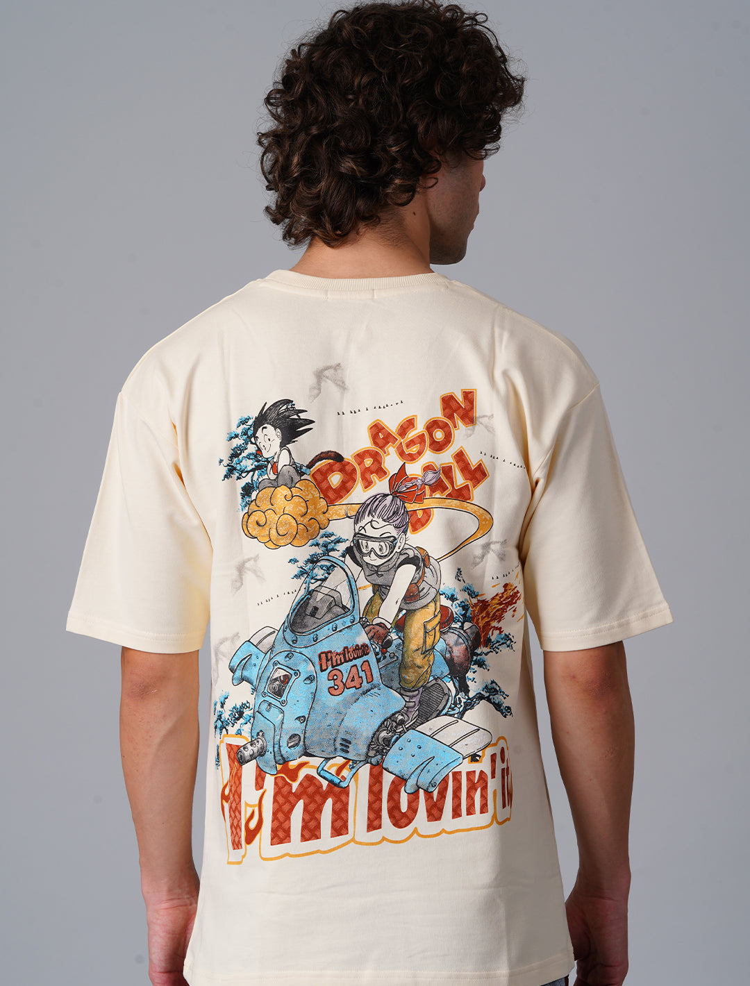 Oversized Terry Looper T-Shirt -OffWhite