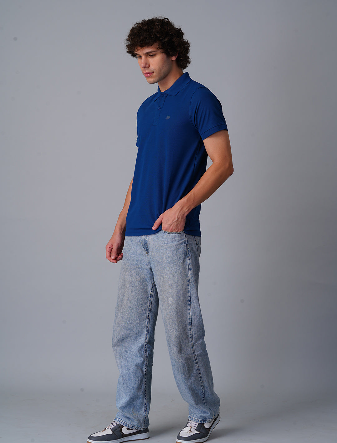 Polo T-Shirt Half Sleeve - Dark Blue