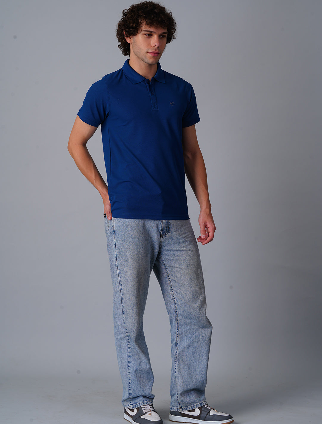 Polo T-Shirt Half Sleeve - Dark Blue