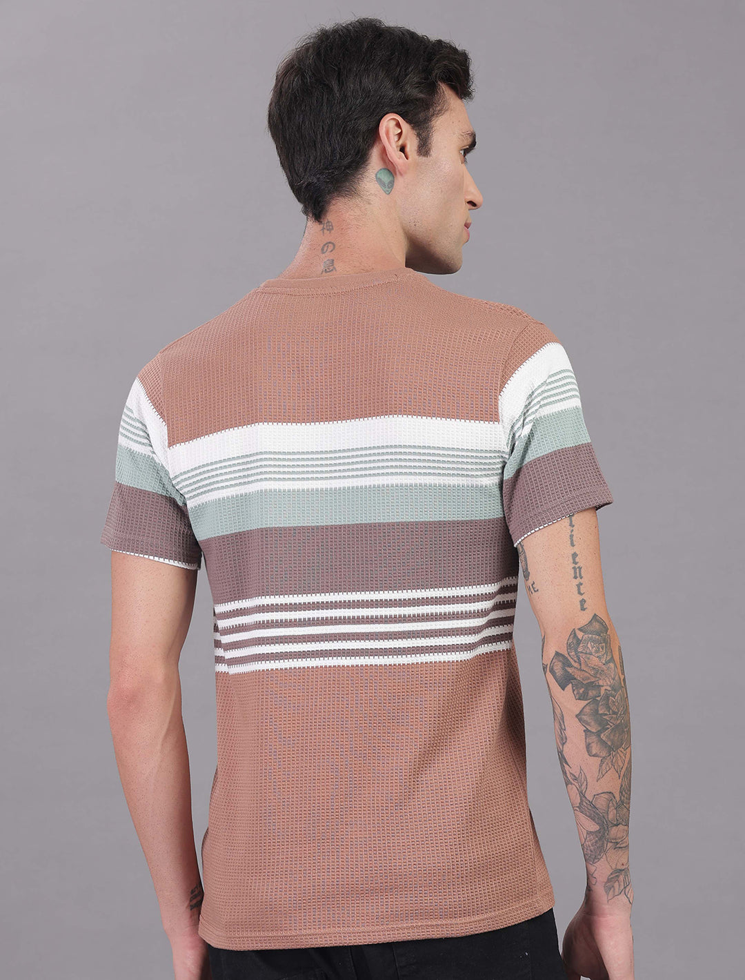 Box Knit Auto Stripes - Pink