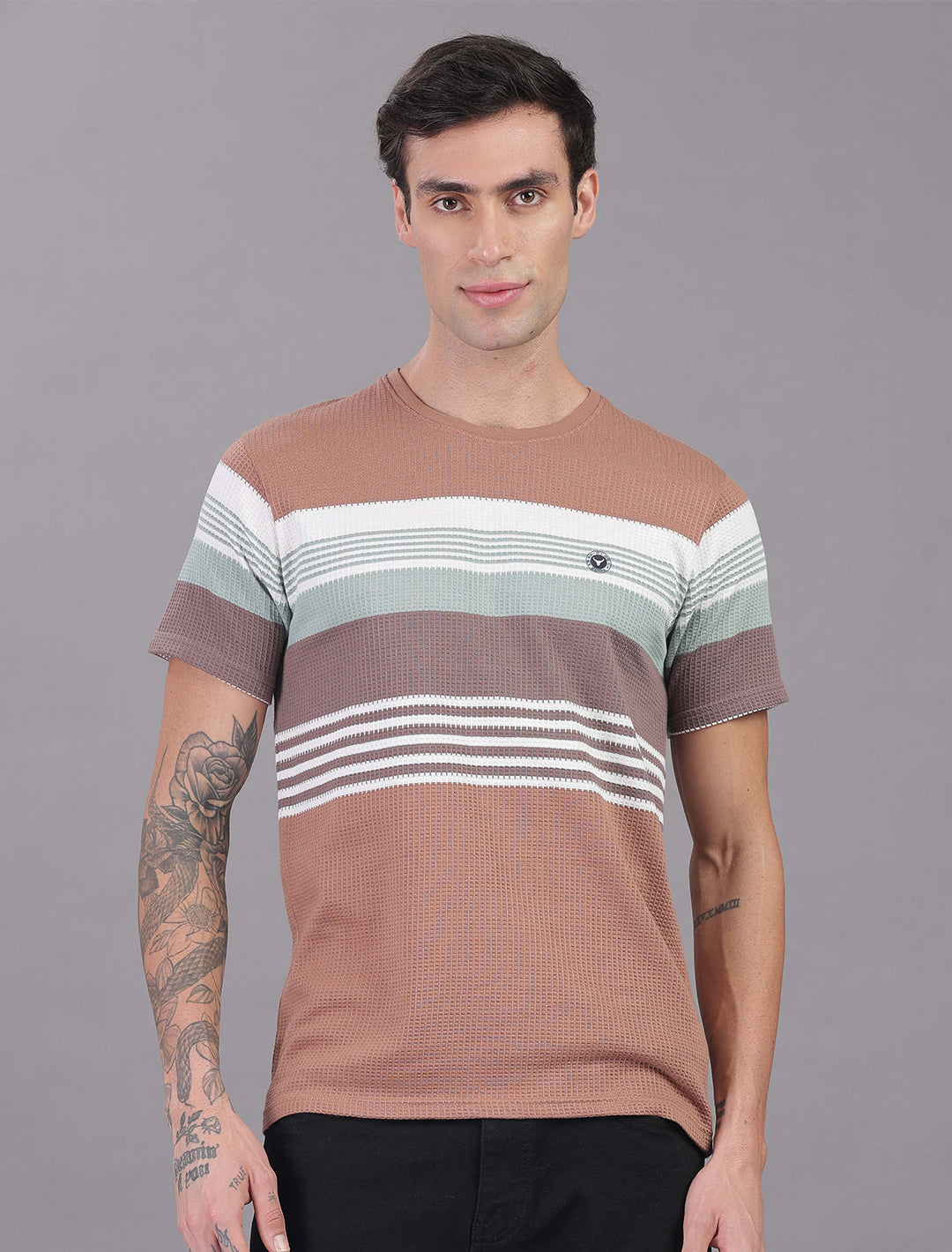 Box Knit Auto Stripes - Pink