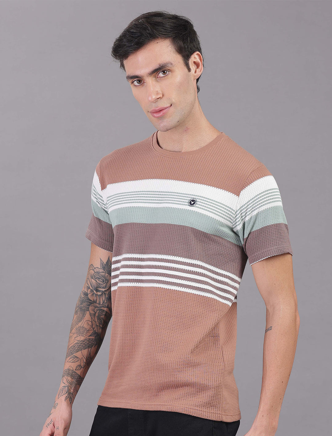 Box Knit Auto Stripes - Pink
