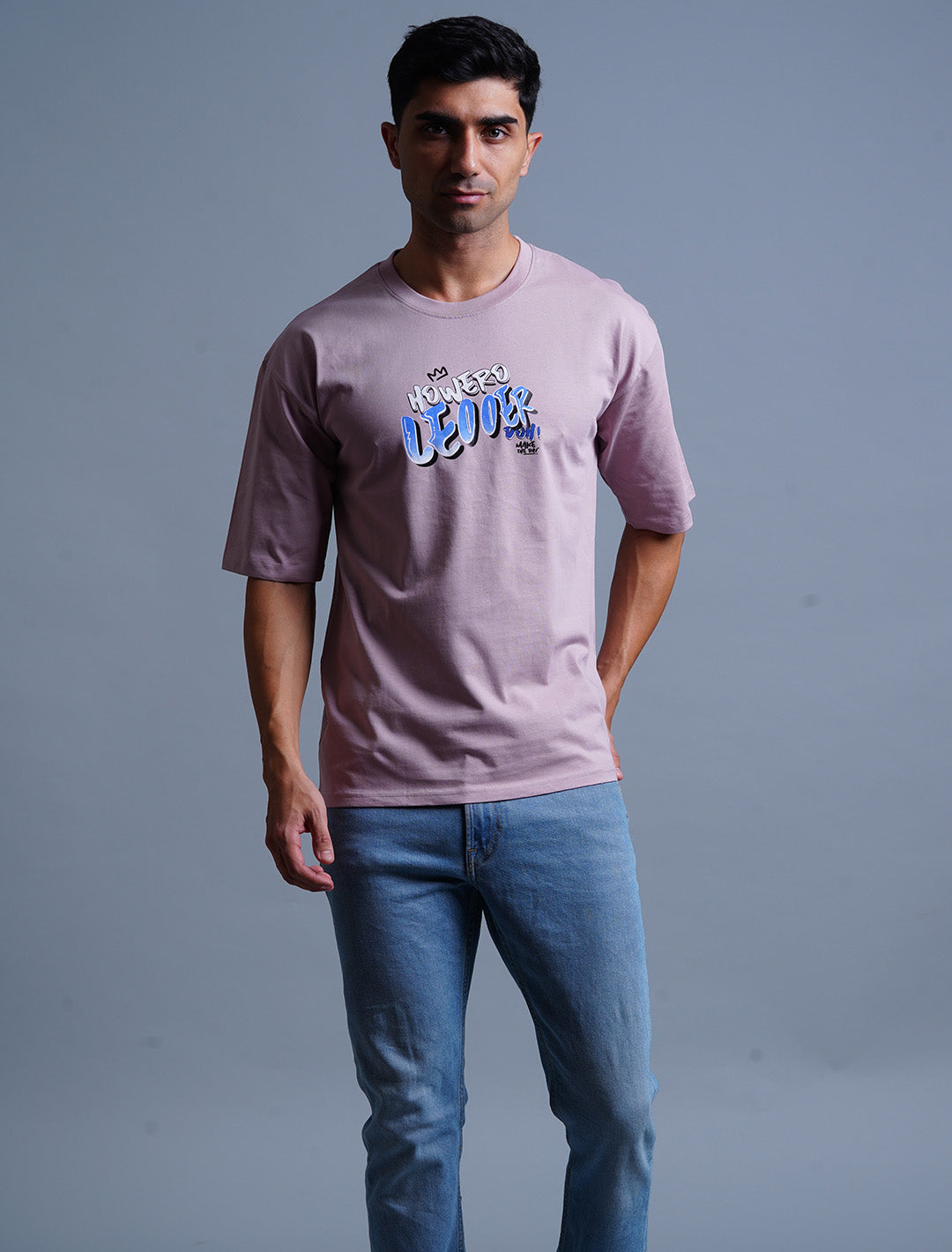 Cotton Oversized T-Shirt - Pink