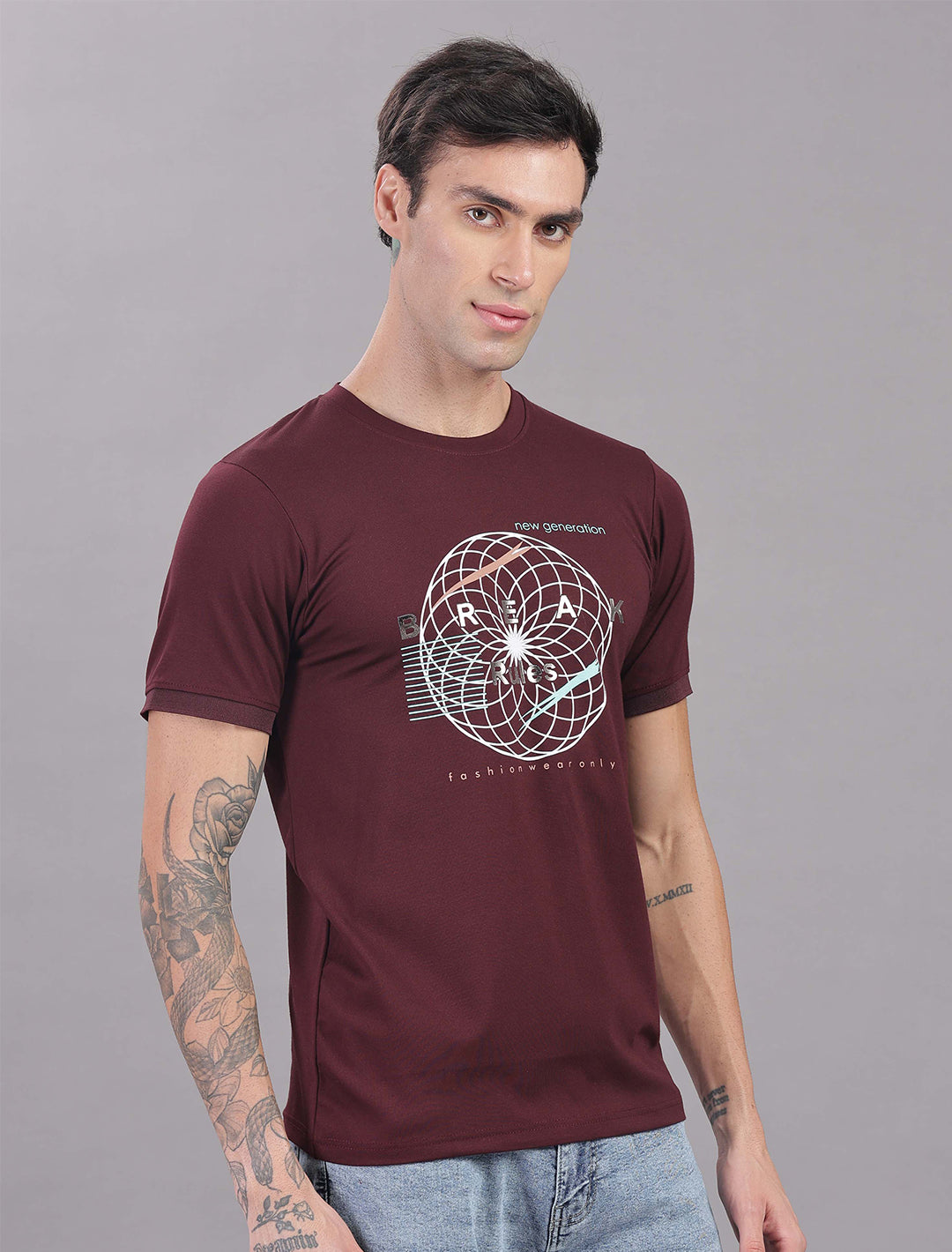 Doby Tensil Lycra - Maroon