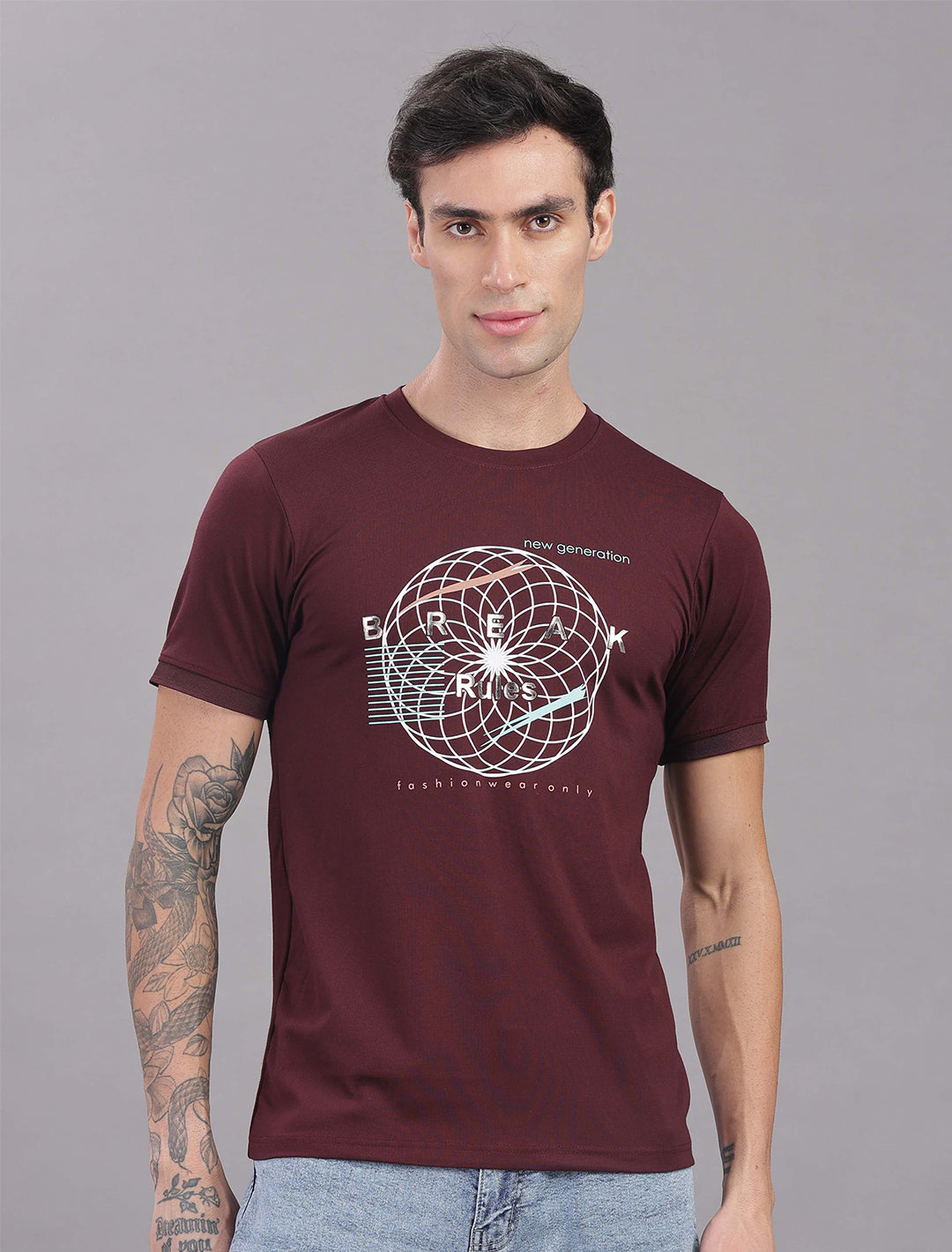 Doby Tensil Lycra - Maroon