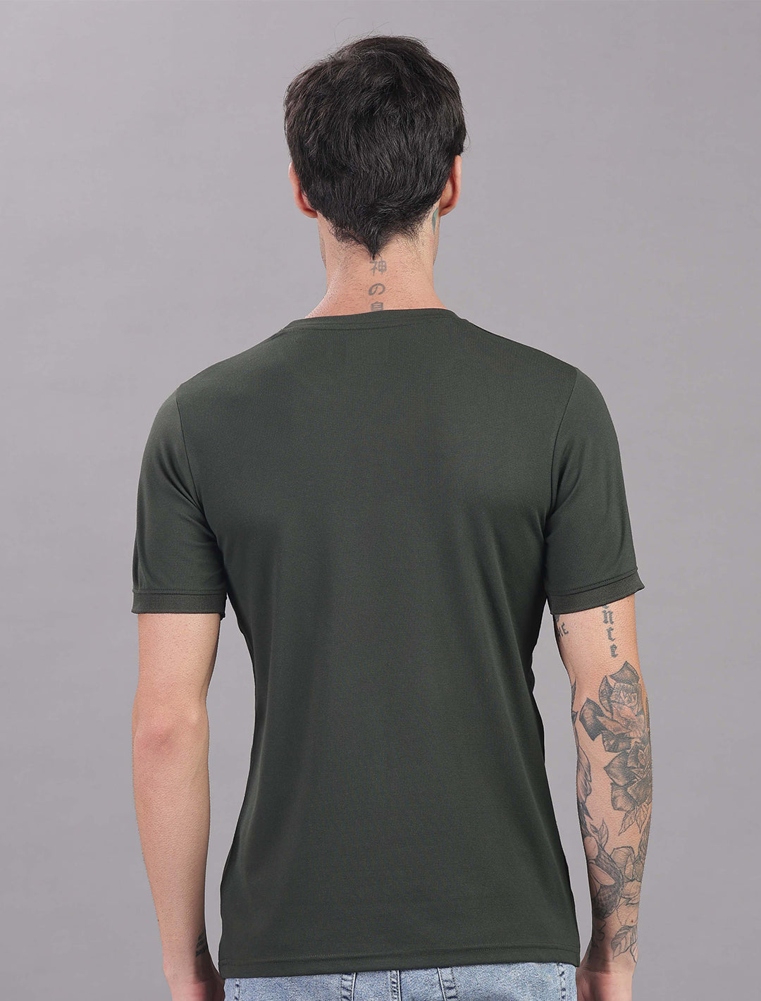 Doby Tensil Lycra - Olive Green