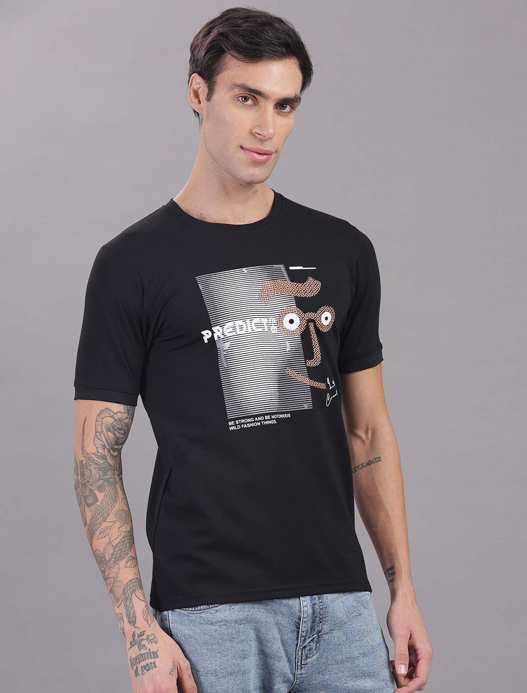 Doby Tensil Lycra - Black