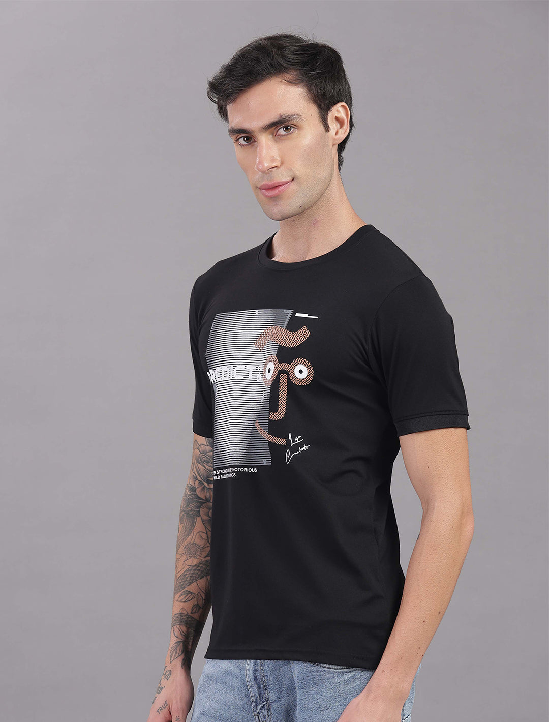 Doby Tensil Lycra - Black