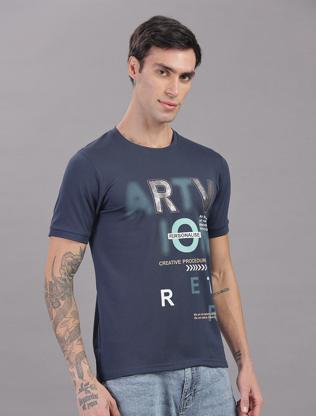 Doby Tensil Lycra - Navy Blue