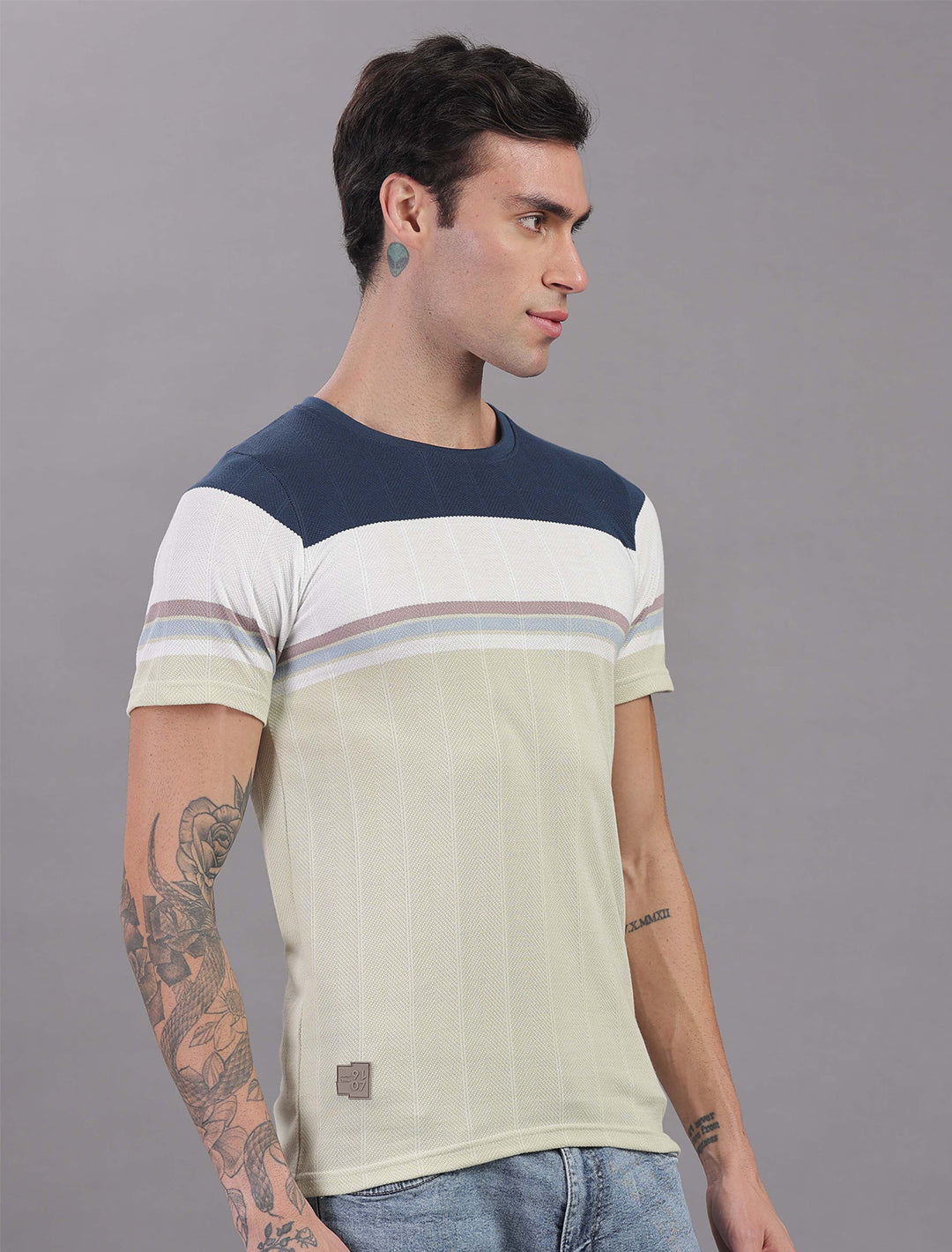 Jacquard Auto stripes - Green