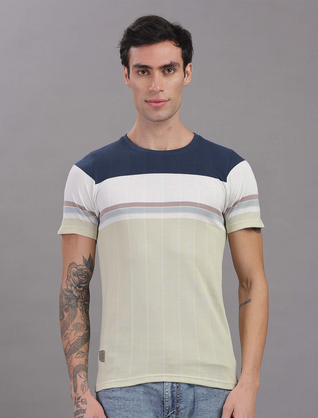 Jacquard Auto stripes - Green