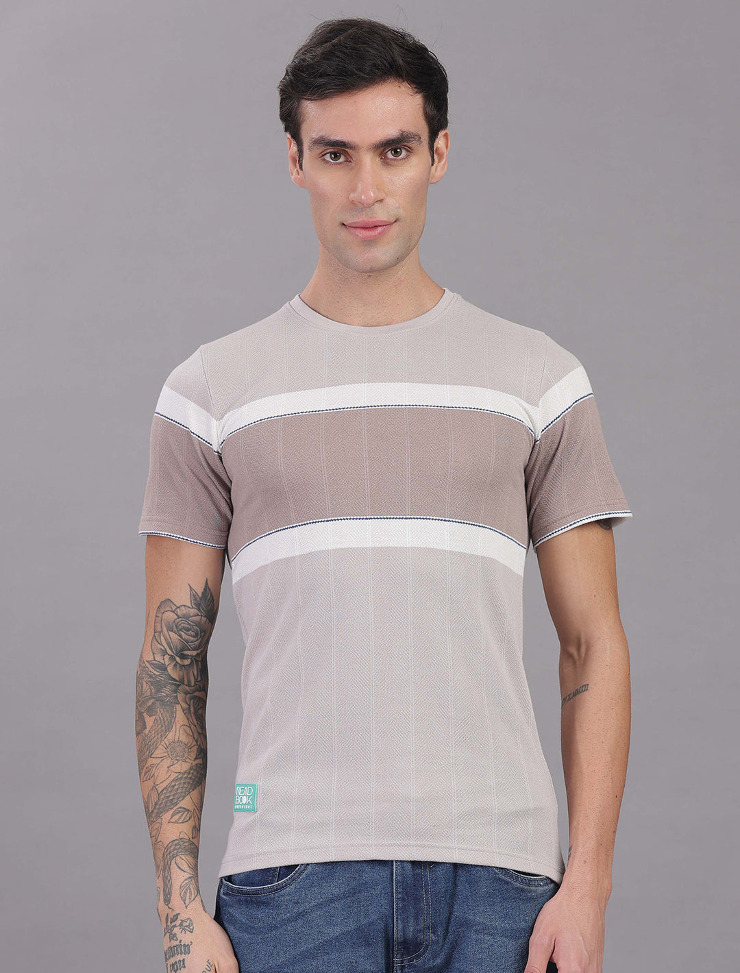 Jacquard Auto stripes - Dark Grey