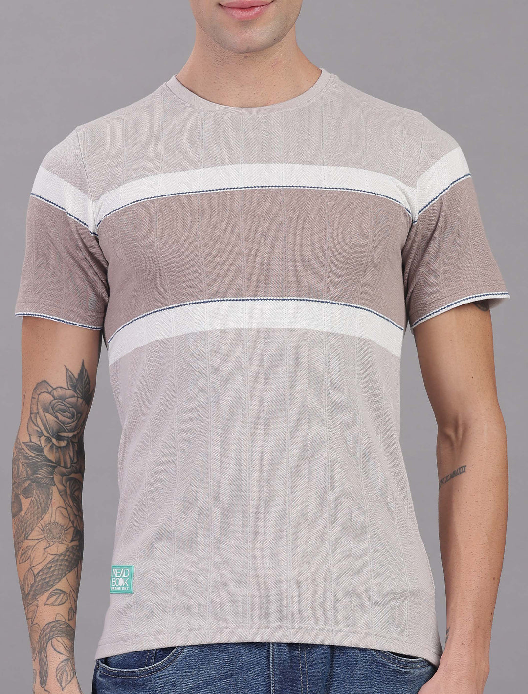 Jacquard Auto stripes - Dark Grey