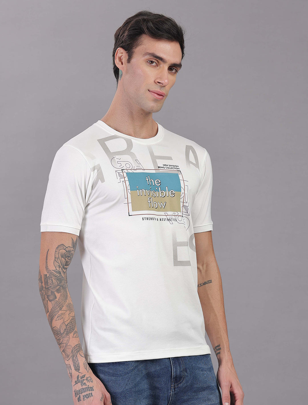 Doby Tensil Lycra - White