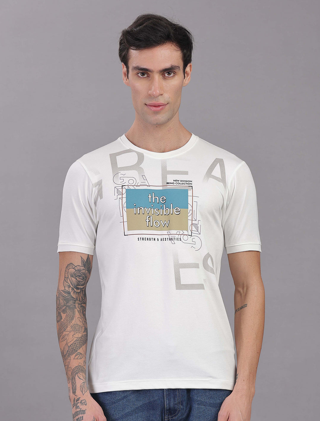 Doby Tensil Lycra - White
