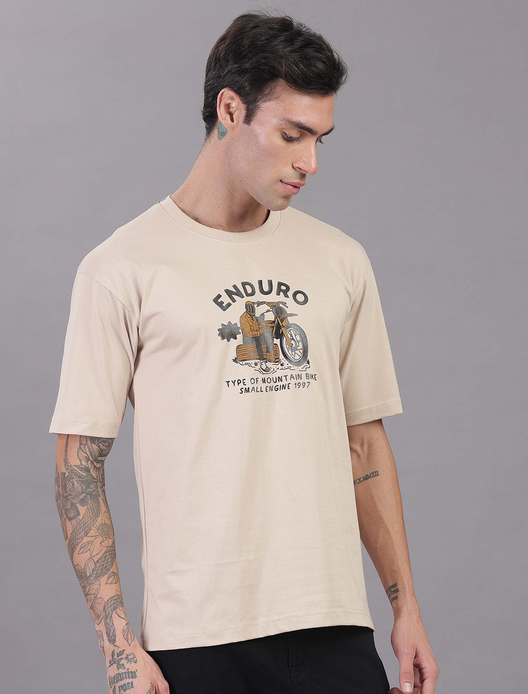 Cotton Oversized Drop Shoulder - Cream