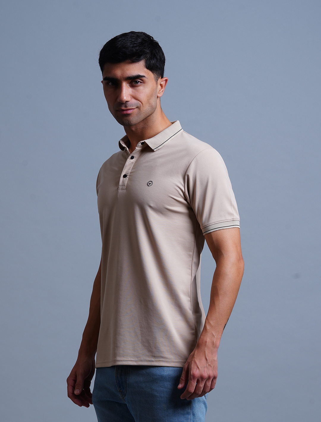 Polo T-Shirt - Beige