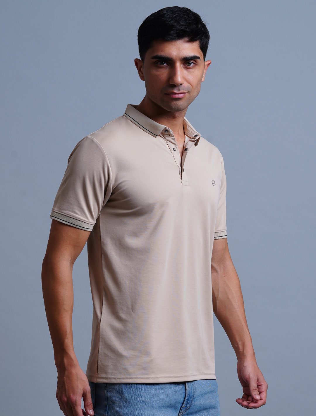 Polo T-Shirt - Beige