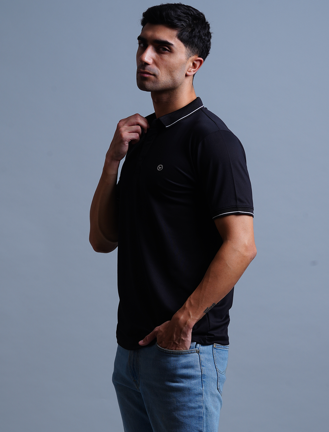 Polo T-Shirt - Black