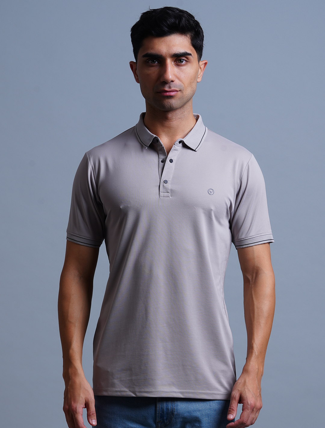 Polo T-Shirt - Light Grey