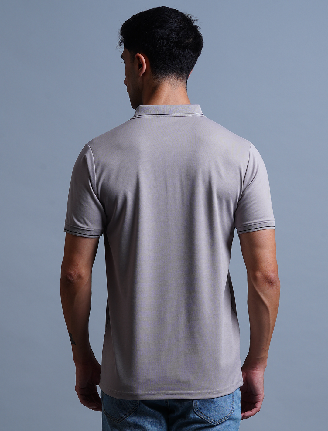 Polo T-Shirt - Light Grey