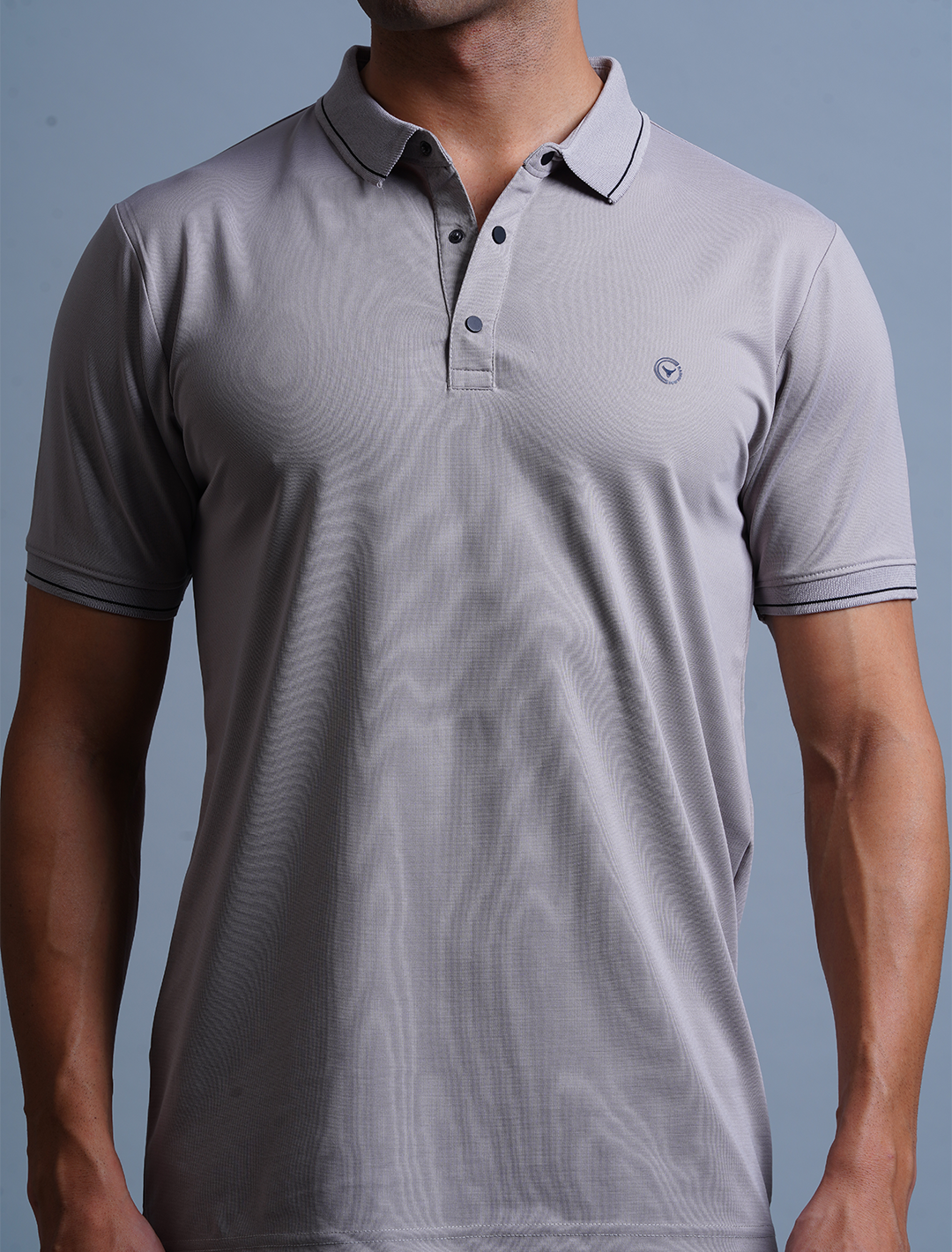 Polo T-Shirt - Light Grey