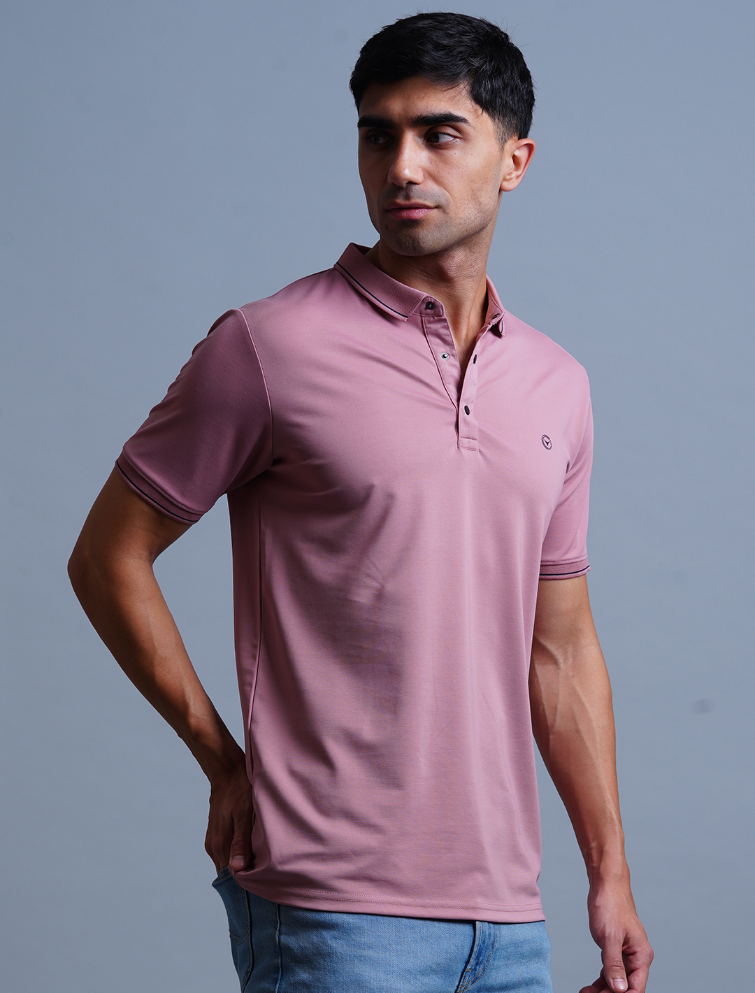 Polo T-Shirt -  Light Pink