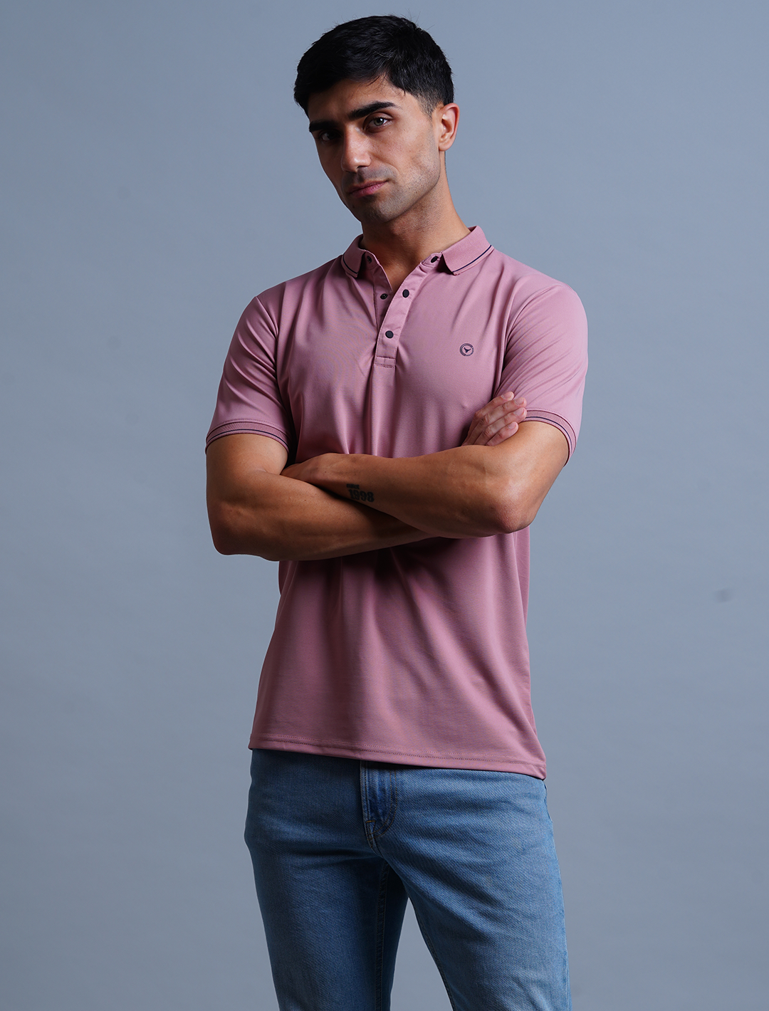 Polo T-Shirt -  Light Pink