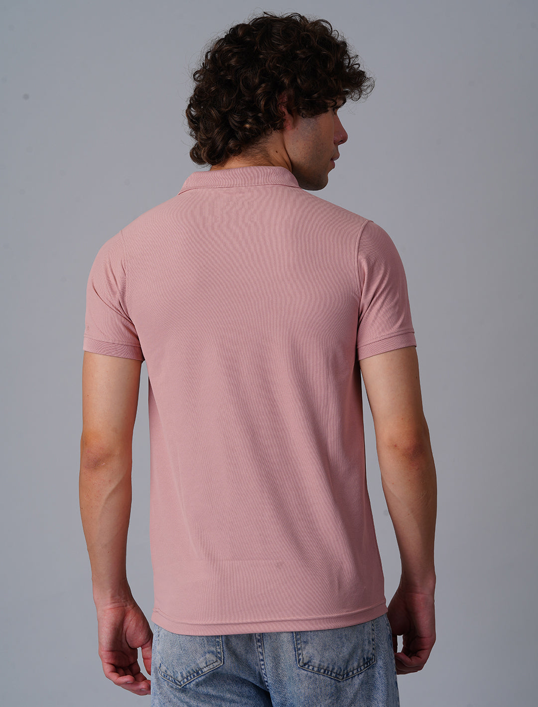 Polo T-Shirt Half Sleeve - Pink