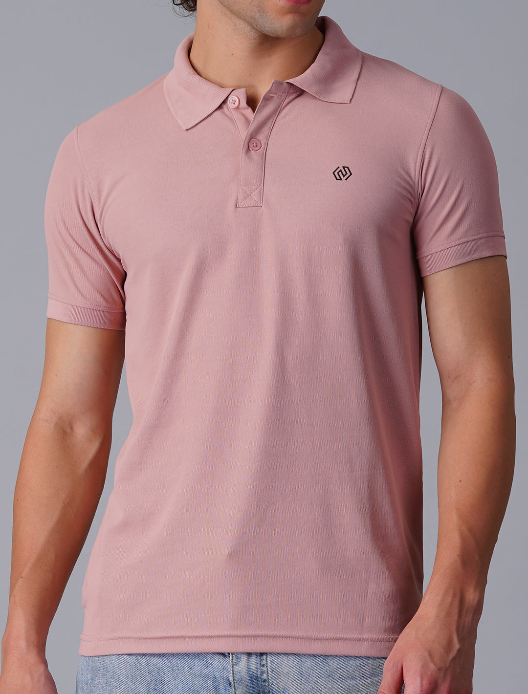 Polo T-Shirt Half Sleeve - Pink