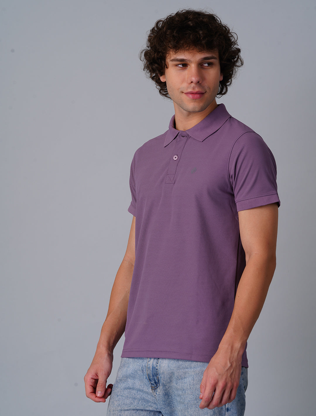 Polo T-Shirt Half Sleeve - Purple