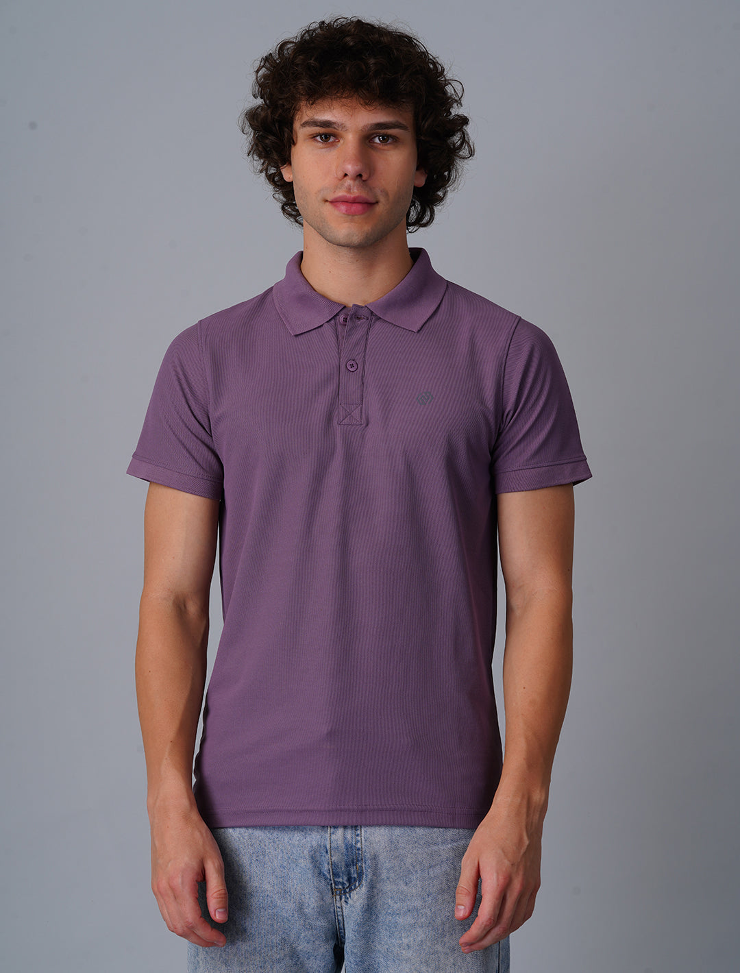 Polo T-Shirt Half Sleeve - Purple