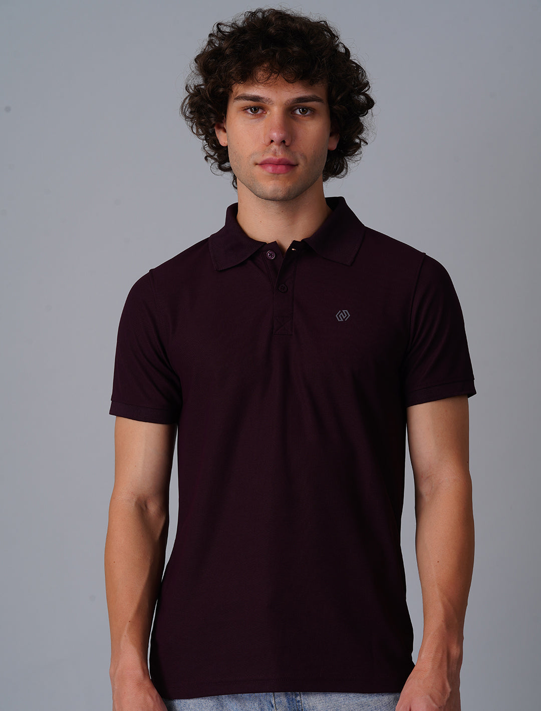 Polo T-Shirt Half Sleeve - Violet