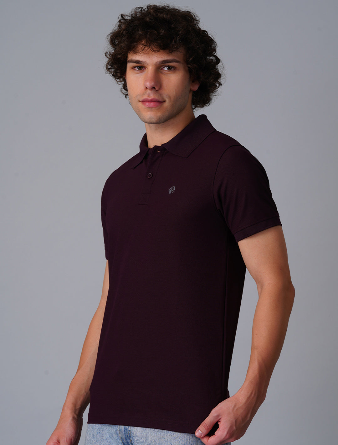 Polo T-Shirt Half Sleeve - Violet