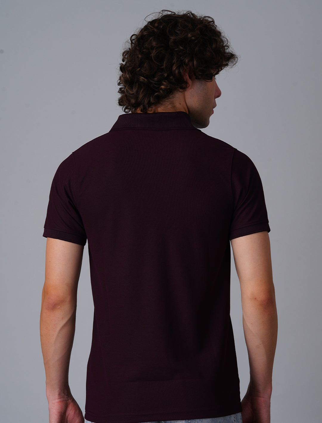 Polo T-Shirt Half Sleeve - Violet