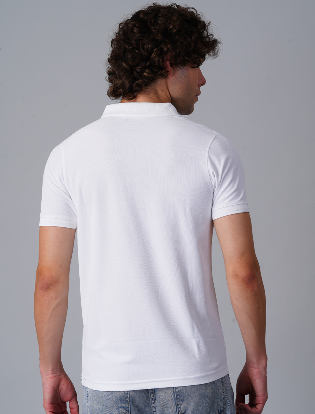 Polo T-Shirt Half Sleeve - White