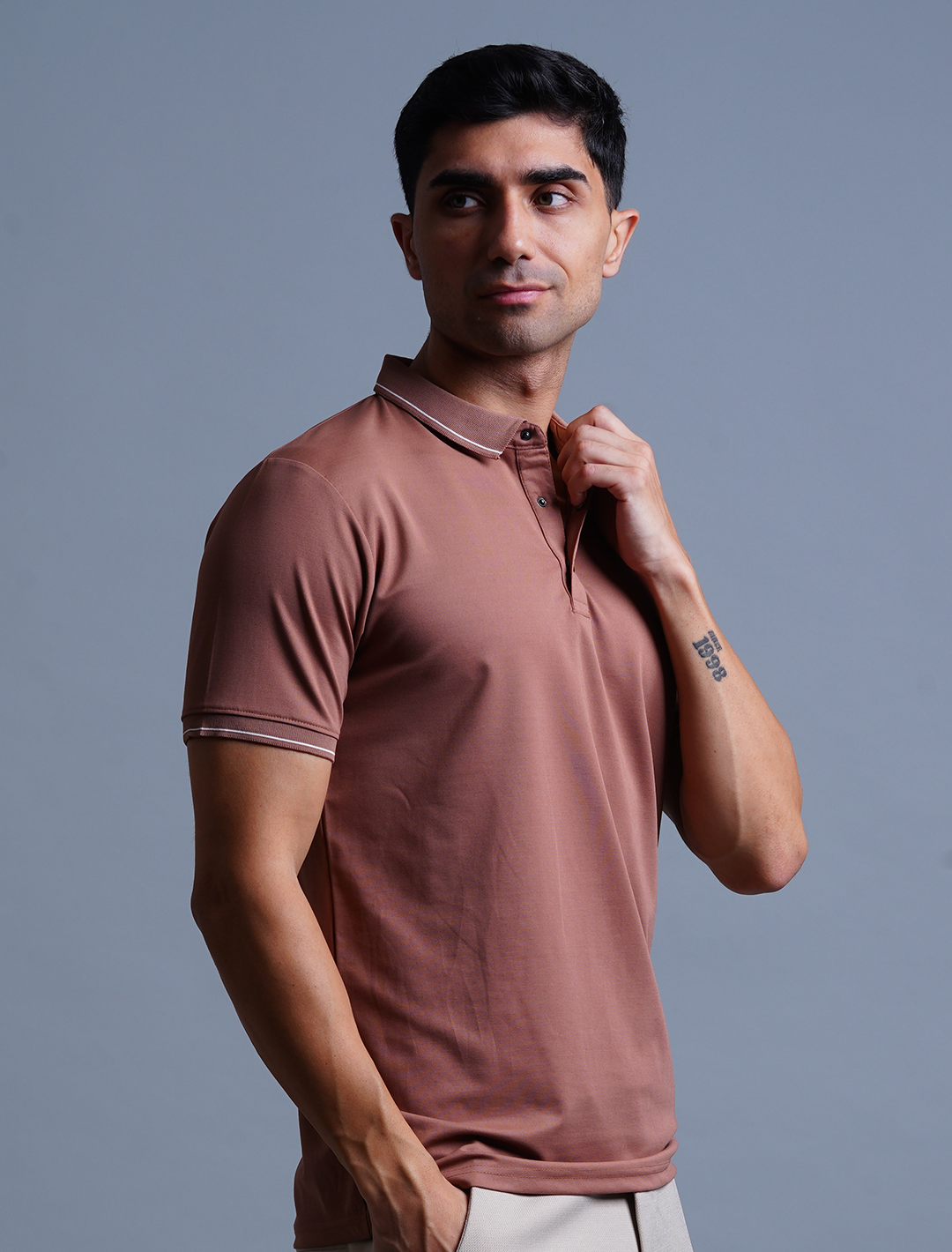 Polo T-Shirt - Dark Pink